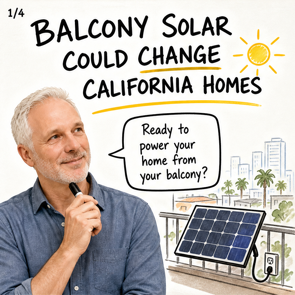Balcony Solar Could Change California Homes
